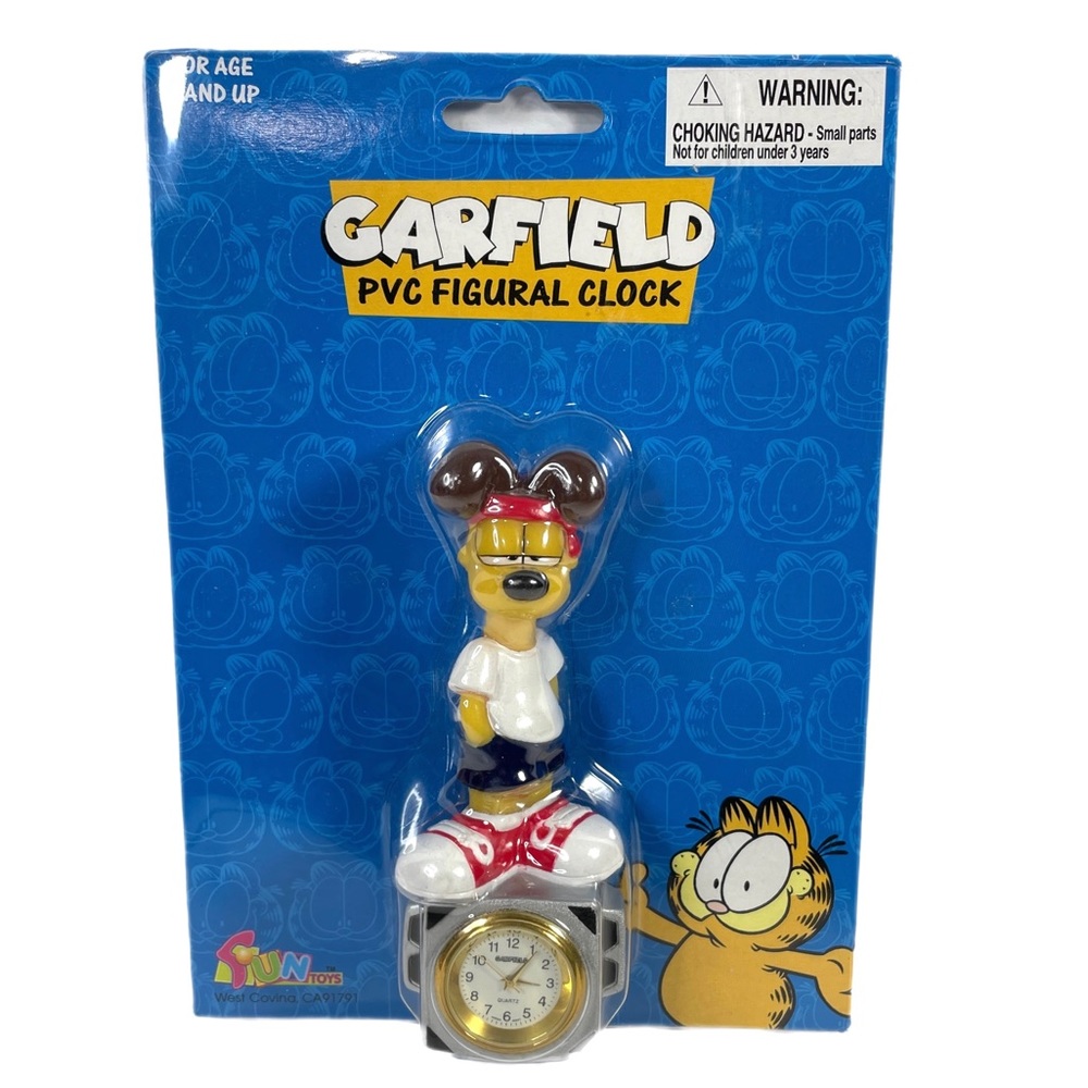 Garfield PVC Figural Clock Odie